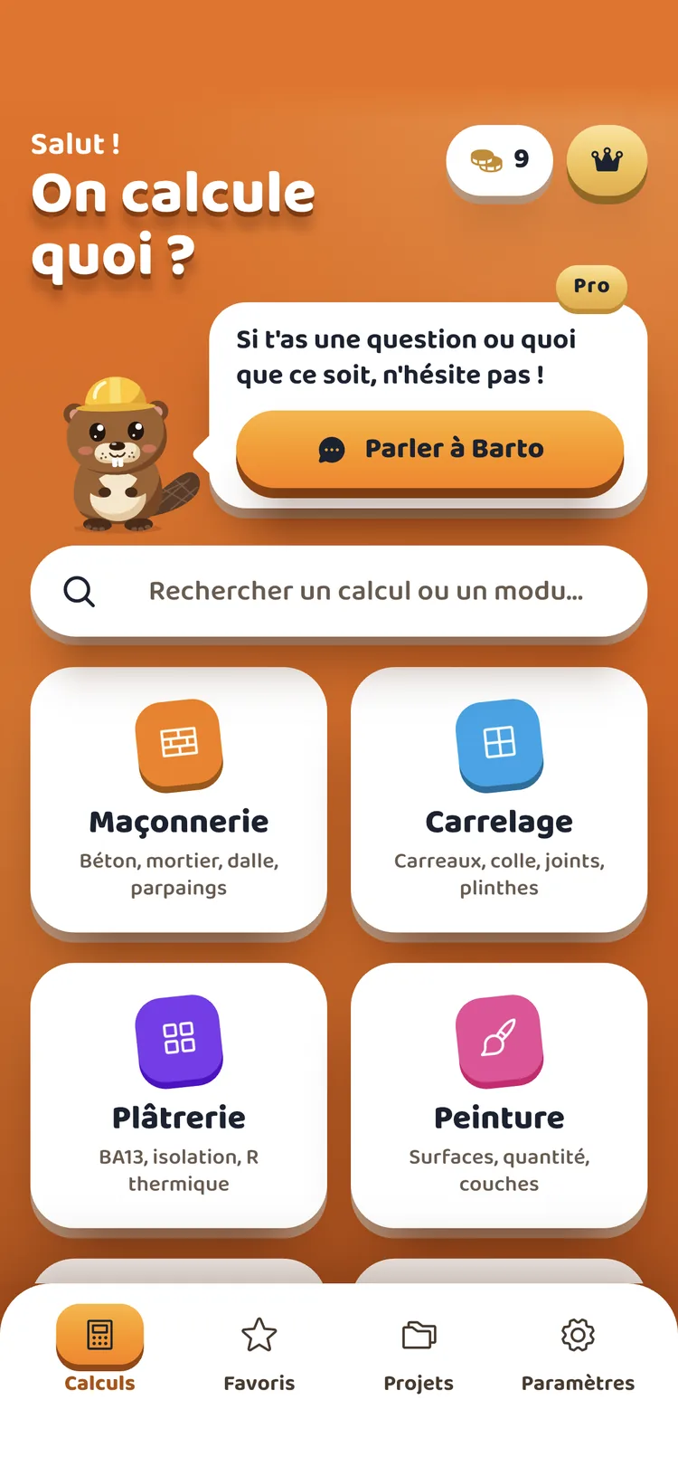 L'accueil de Blok : Barto et les métiers