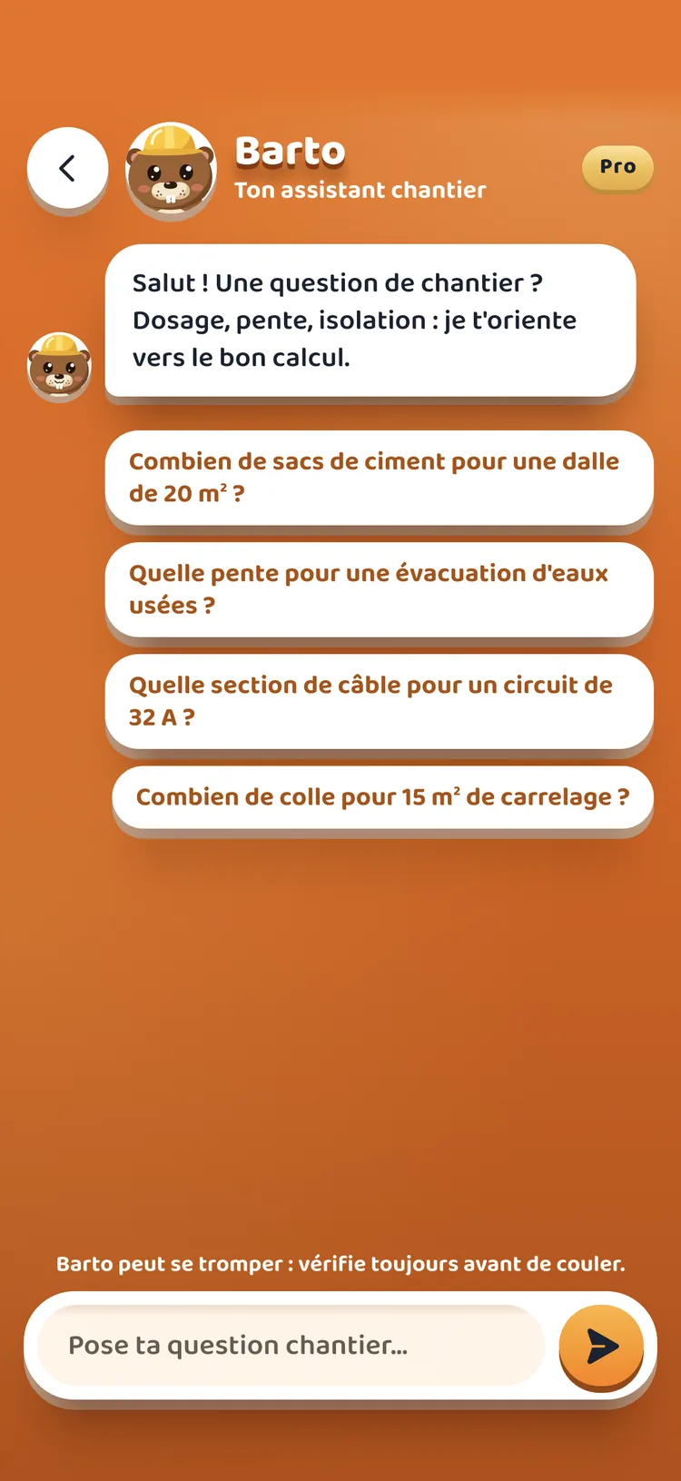 Barto, l'assistant chantier de Blok